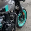 2024 Royal Enfield Hunter 350 - Dapper Ash Teal Wheels
