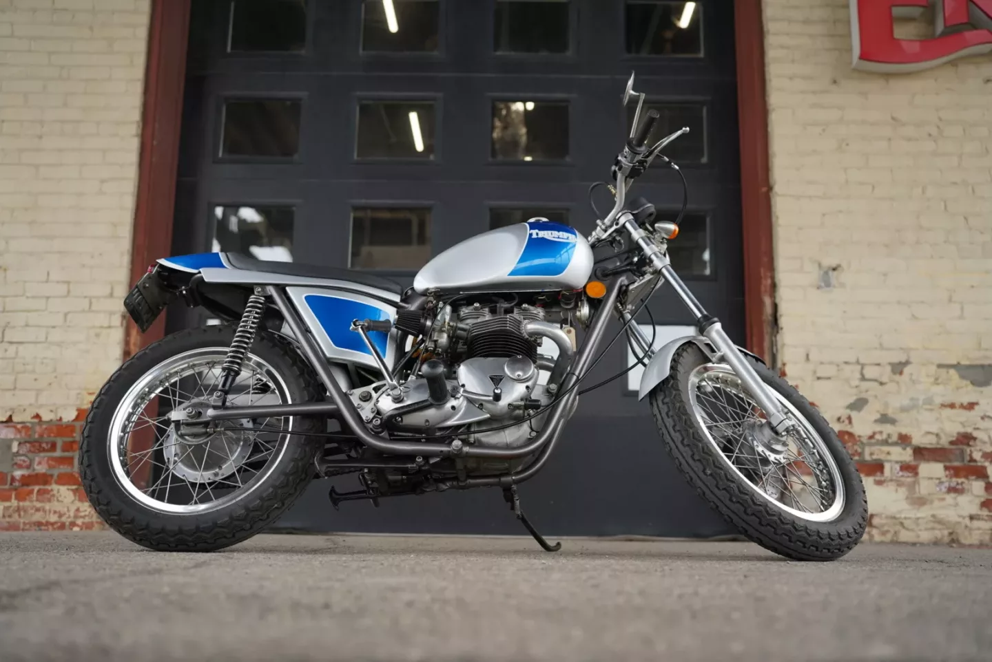 1973 Triumph Bonneville T140 Street Tracker Custom
