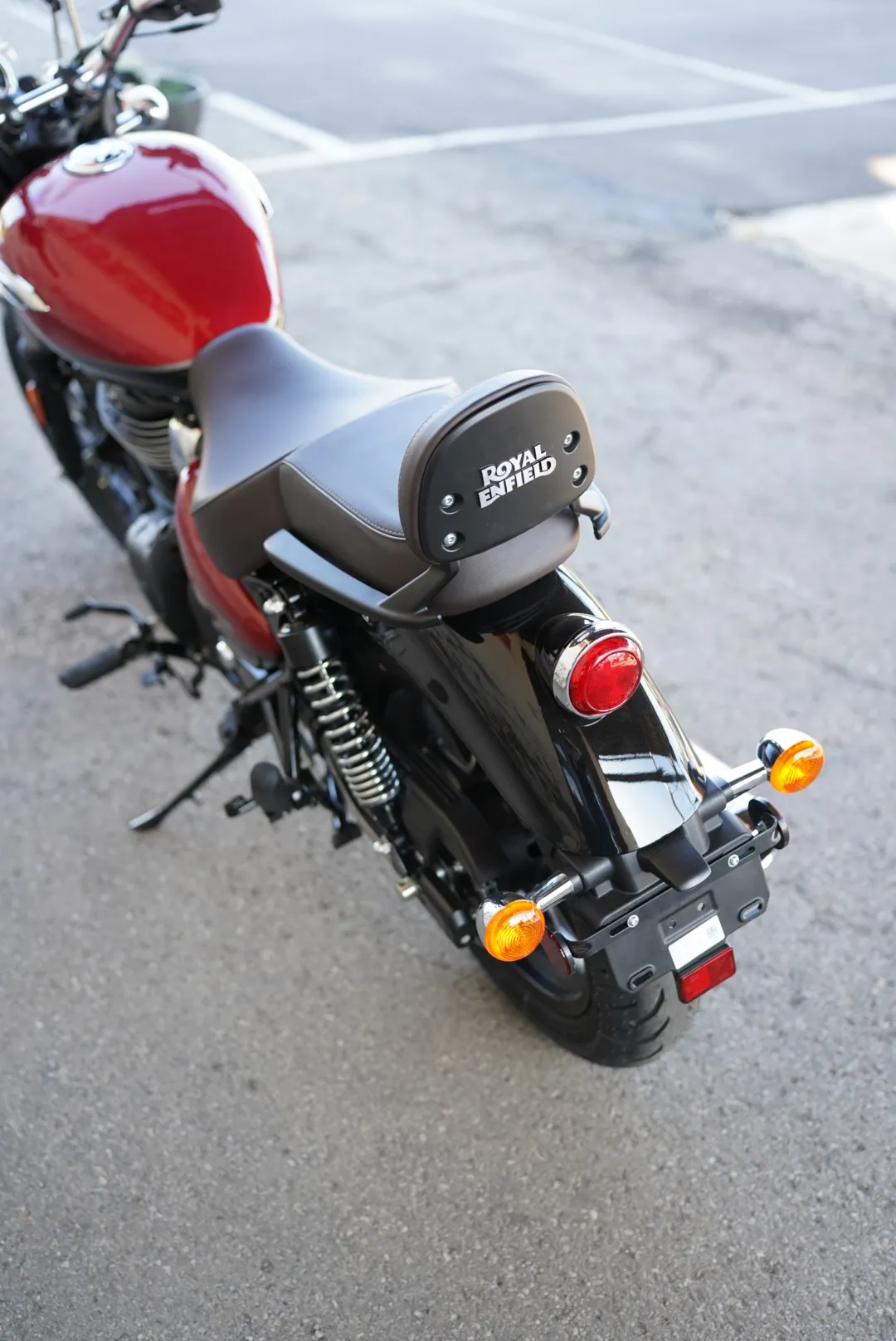 DSC00650 2024 Royal Enfield Meteor 350 - Supernova Red