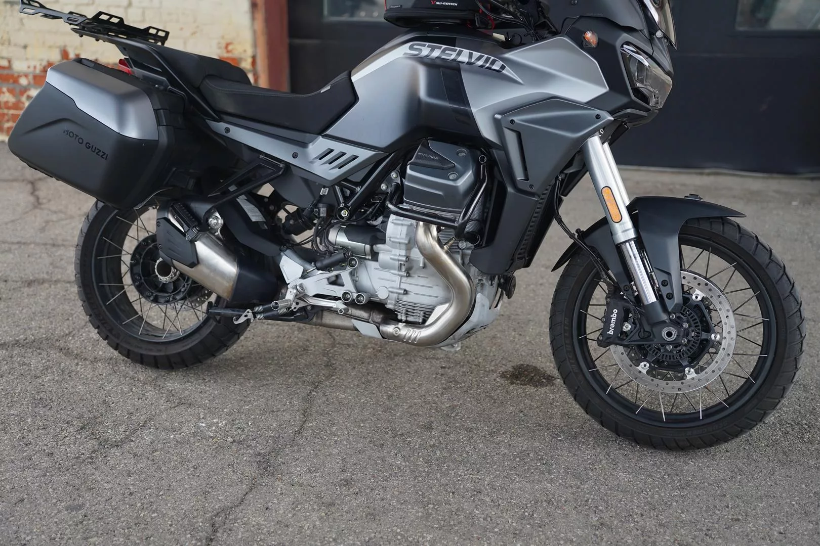 2023 Moto Guzzi Stelvio - Nero Vulcano - Image 63