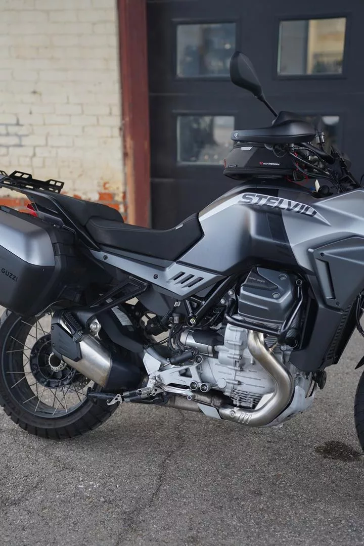 2023 Moto Guzzi Stelvio - Nero Vulcano - Image 57