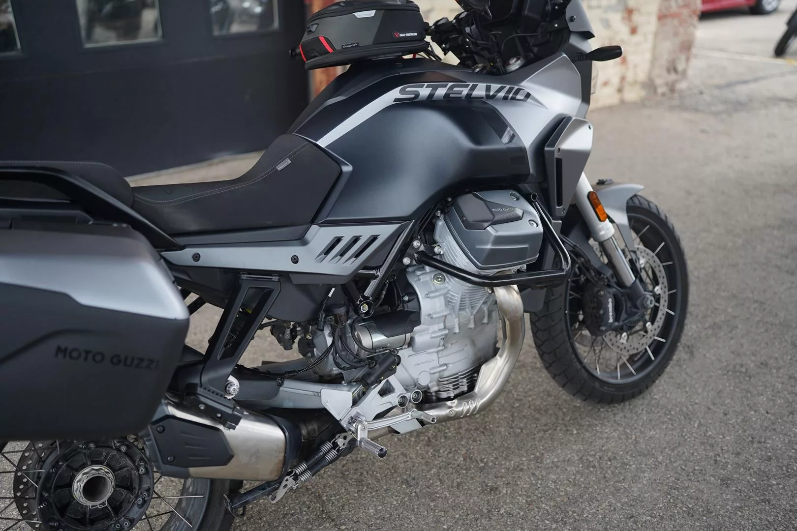 2023 Moto Guzzi Stelvio - Nero Vulcano - Image 48