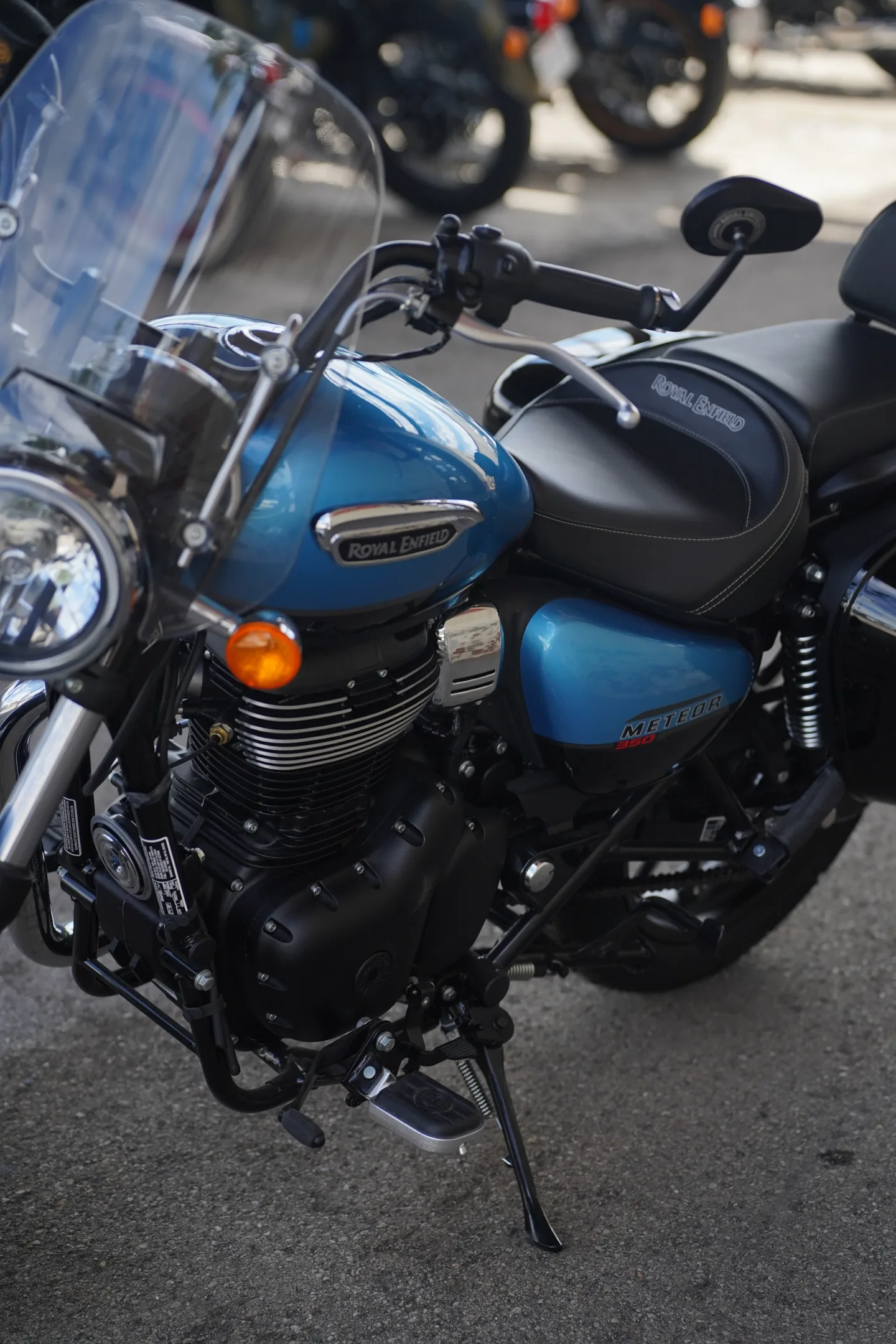 DSC00909 2024 Royal Enfield Meteor 350 - Supernova Blue - Touring Edition