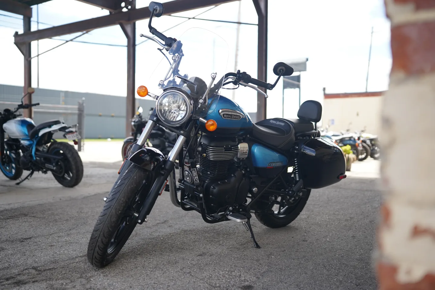 DSC00913 2024 Royal Enfield Meteor 350 - Supernova Blue - Touring Edition