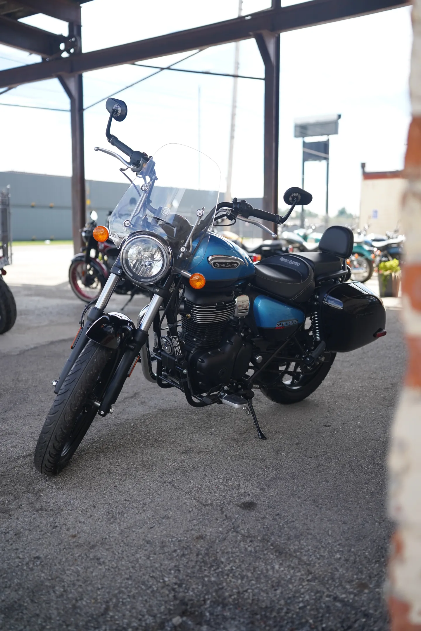 DSC00914 2024 Royal Enfield Meteor 350 - Supernova Blue - Touring Edition
