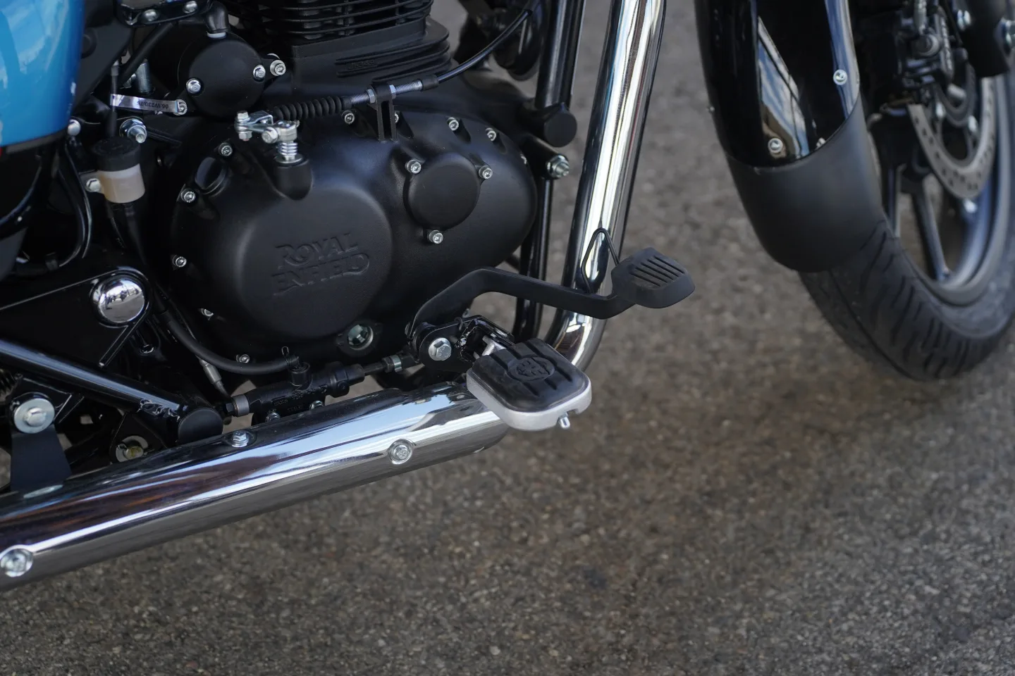 DSC00921 2024 Royal Enfield Meteor 350 - Supernova Blue - Touring Edition