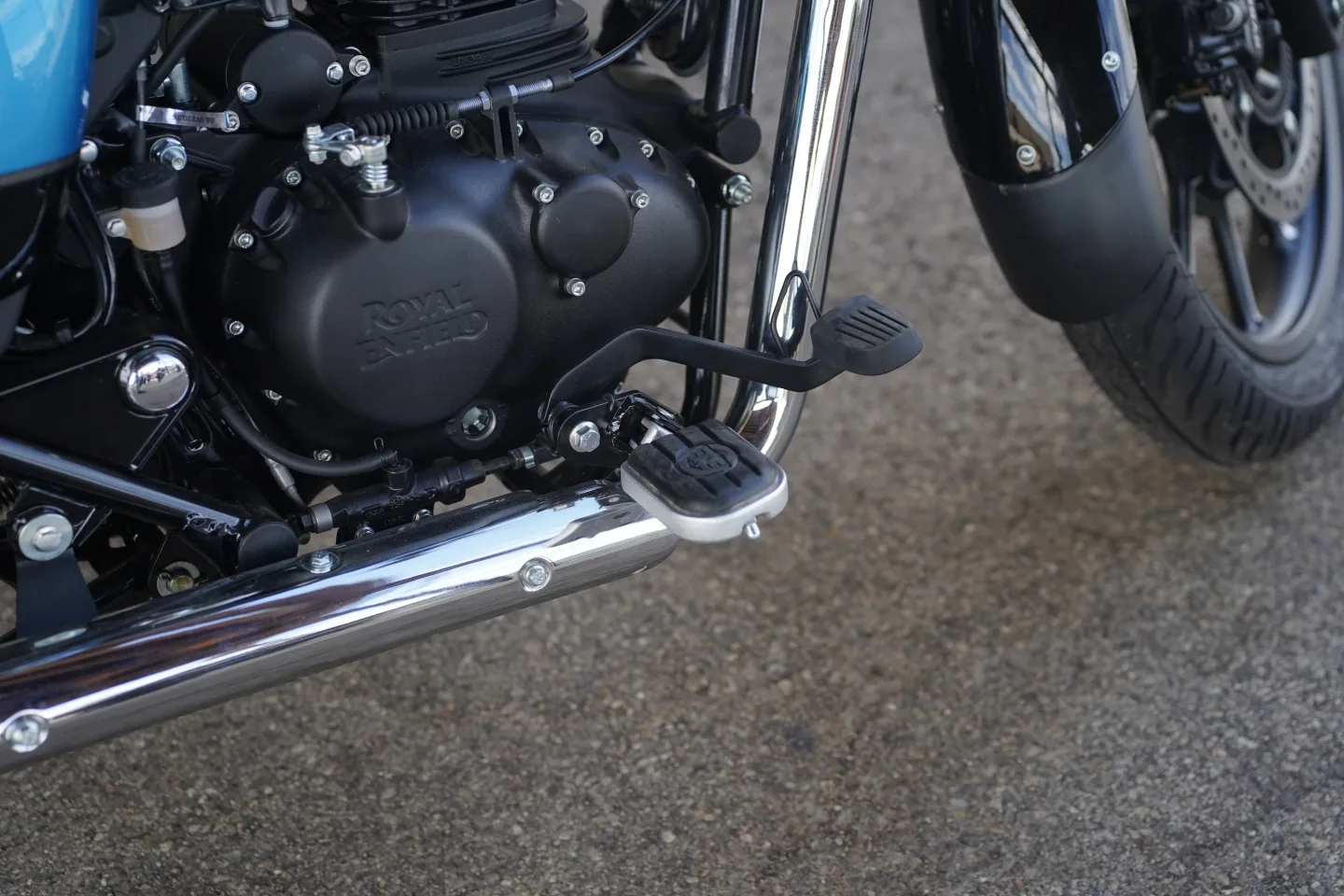 DSC00922 2024 Royal Enfield Meteor 350 - Supernova Blue - Touring Edition