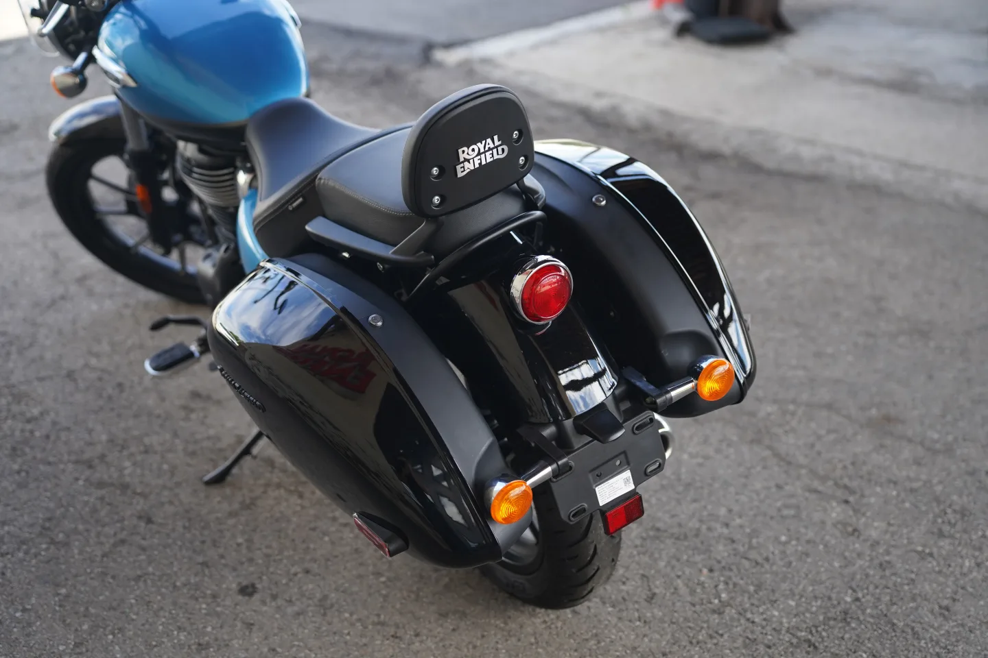 DSC00925 2024 Royal Enfield Meteor 350 - Supernova Blue - Touring Edition