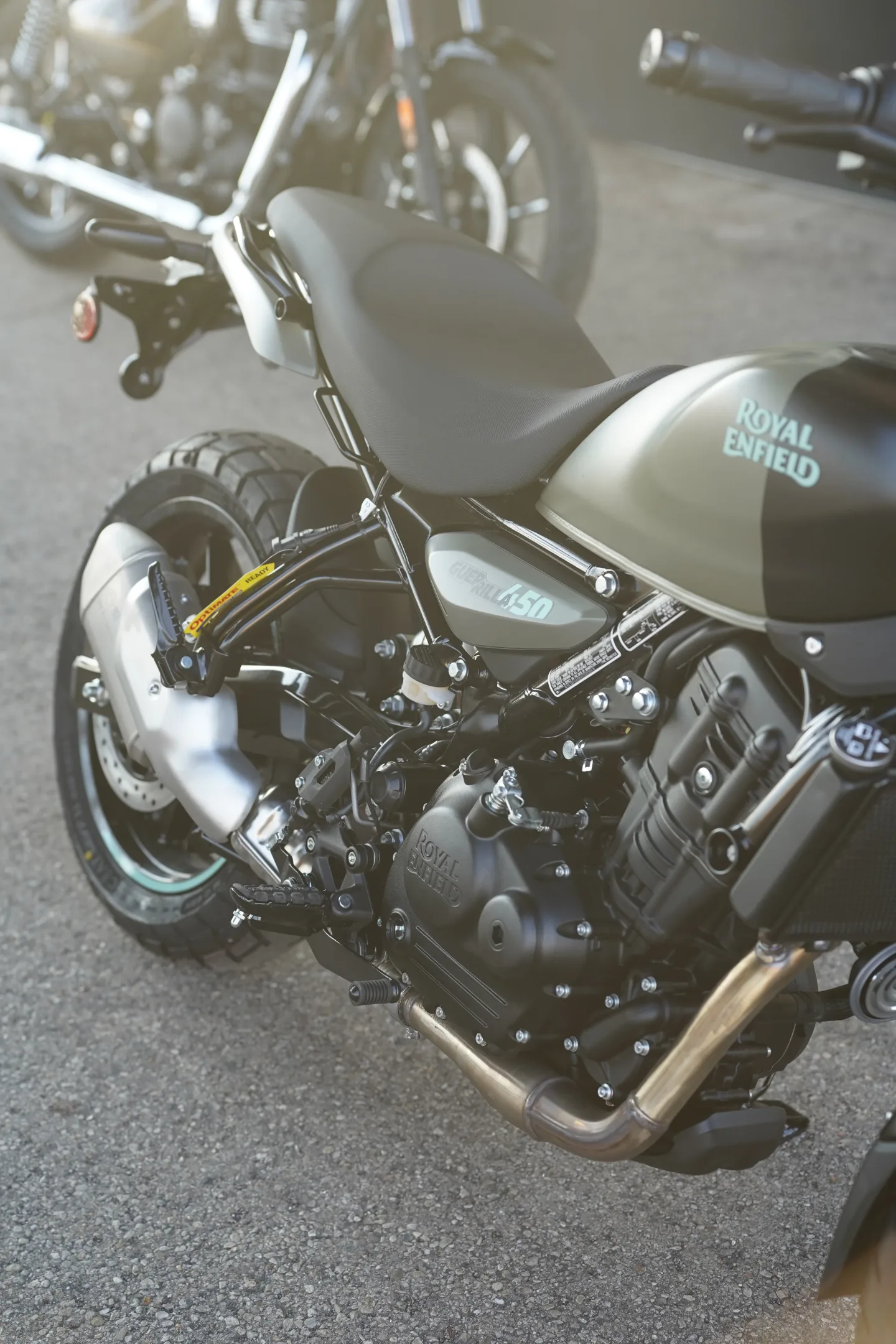 2027 Royal Enfield Guerrilla 450 - Shadow Ash Green