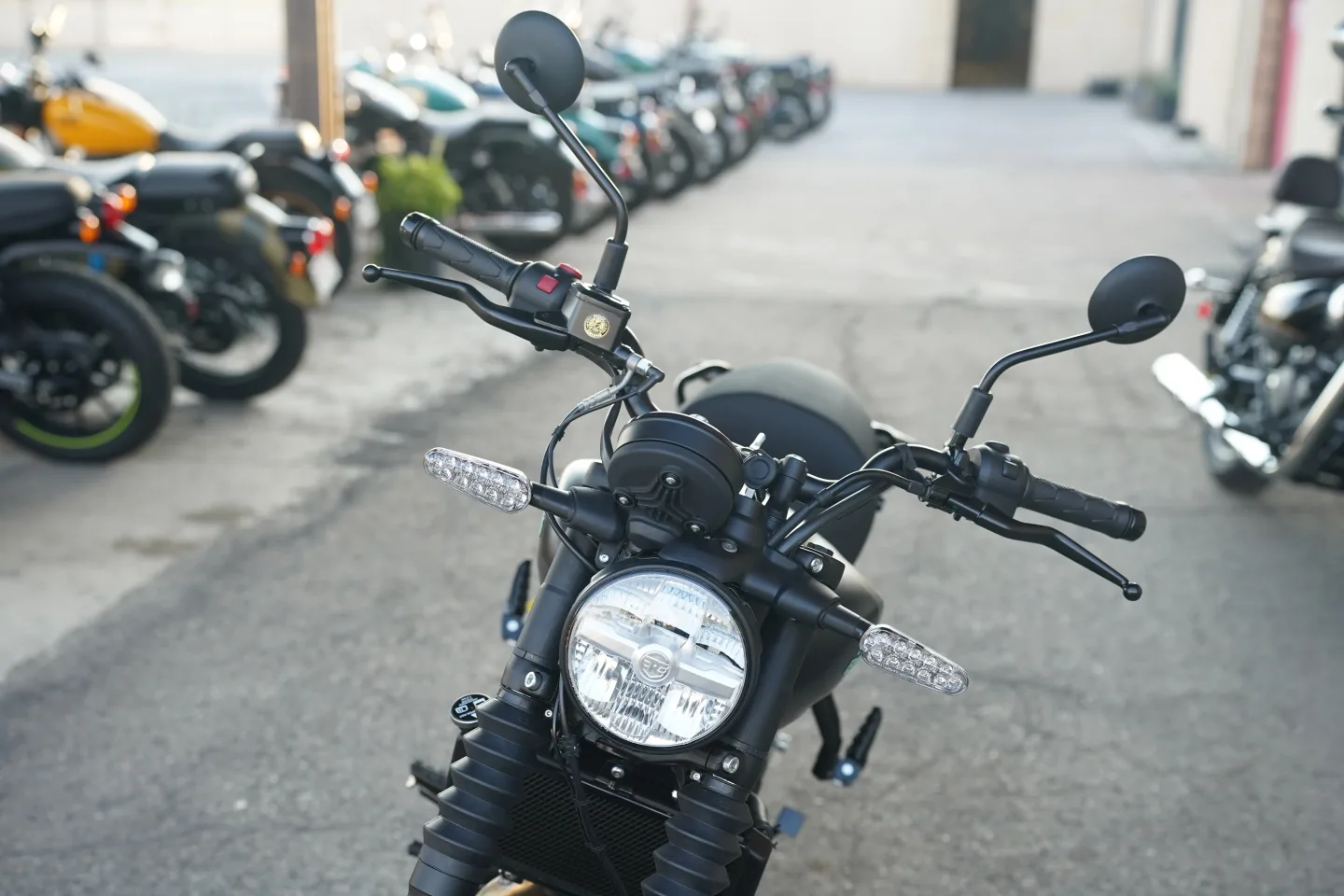 2027 Royal Enfield Guerrilla 450 - Shadow Ash Green