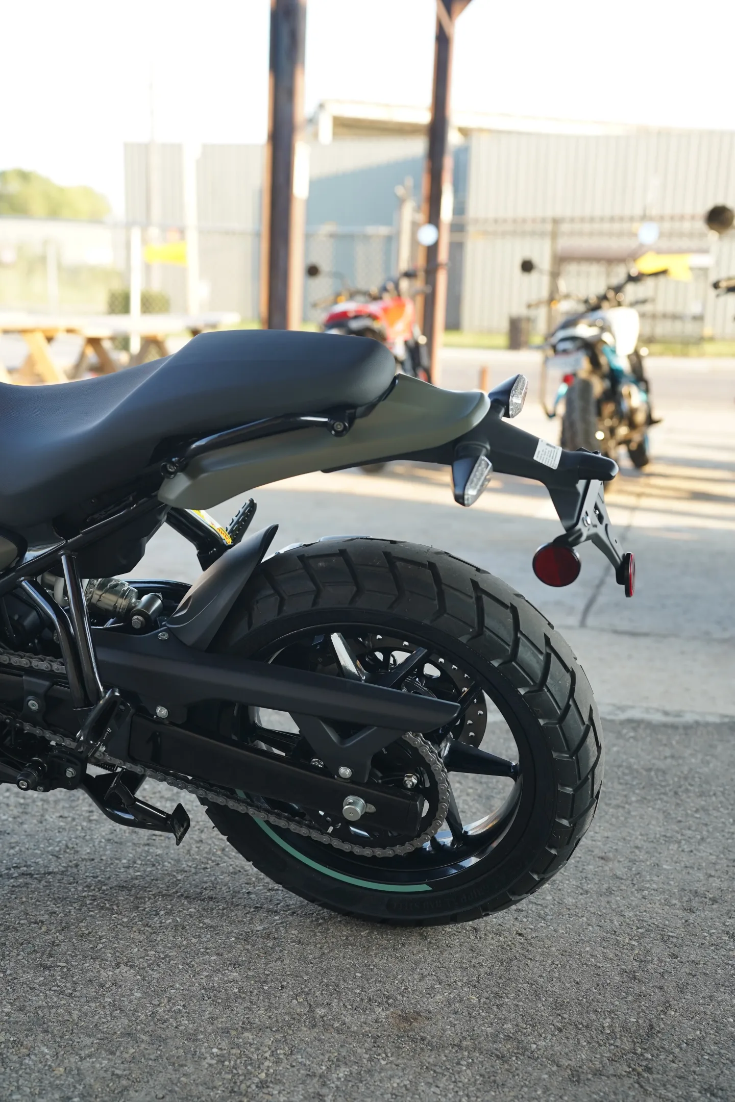 2027 Royal Enfield Guerrilla 450 - Shadow Ash Green