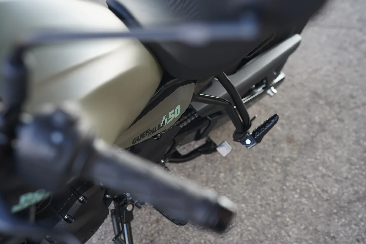 2027 Royal Enfield Guerrilla 450 - Shadow Ash Green