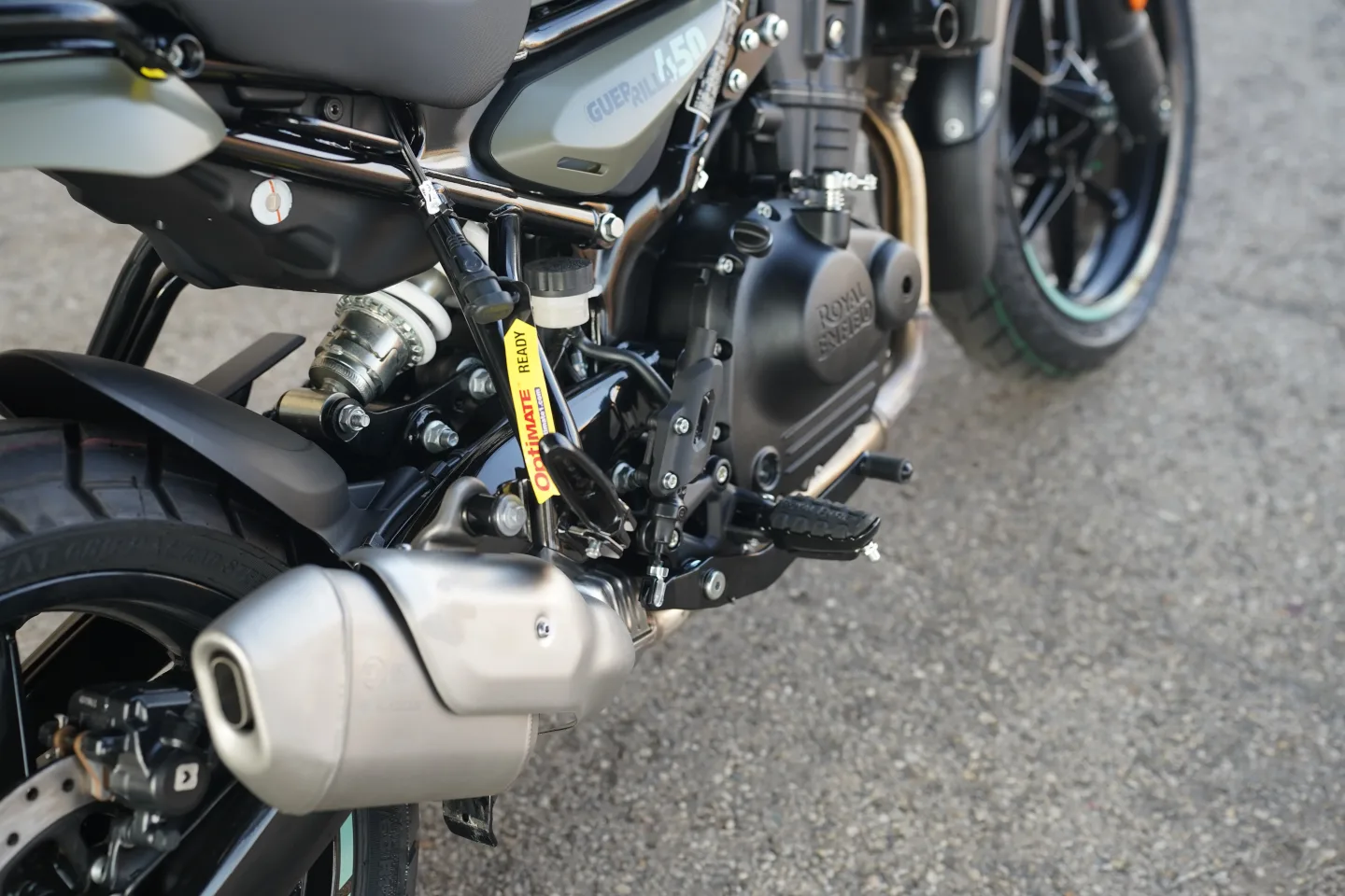 2027 Royal Enfield Guerrilla 450 - Shadow Ash Green