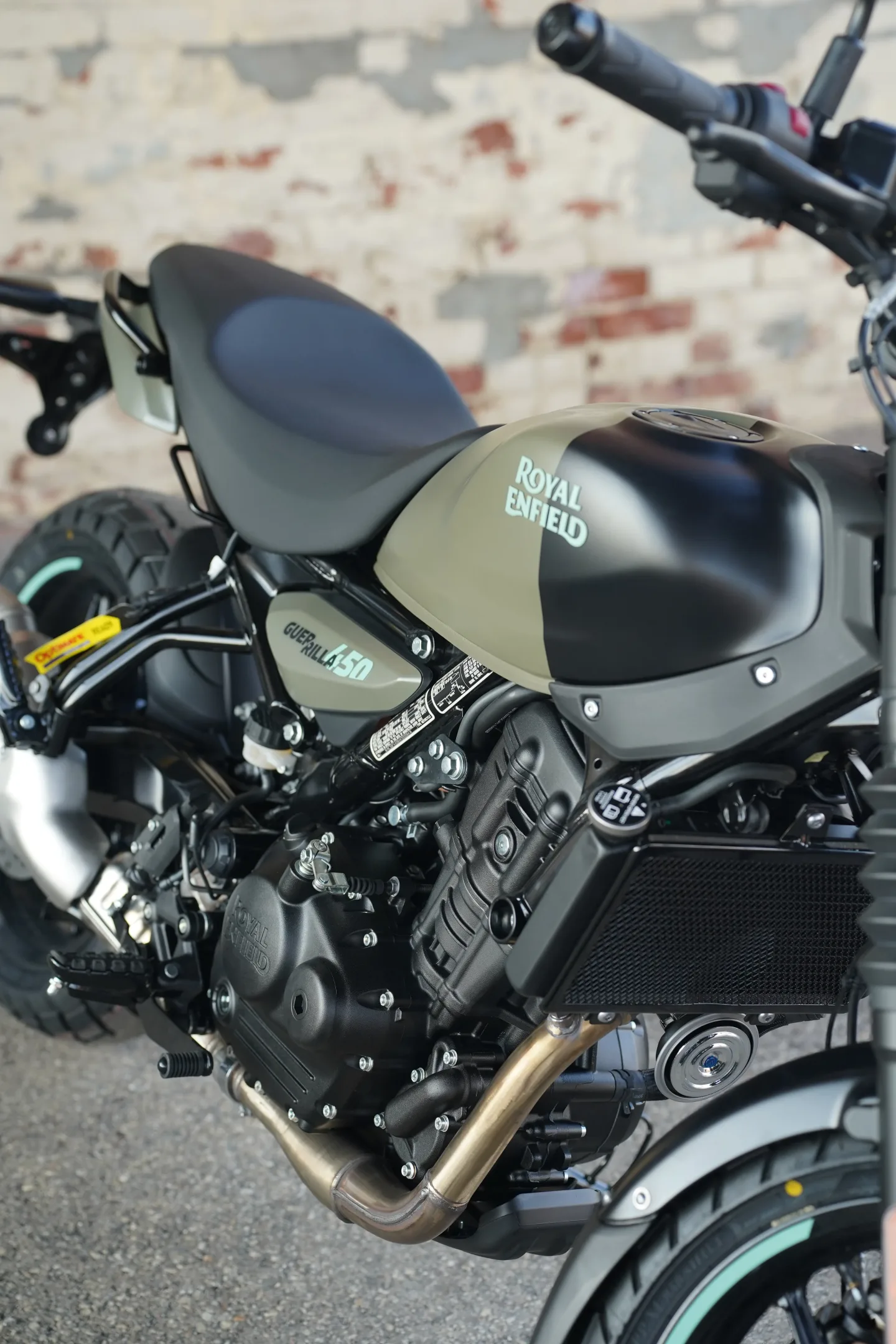 2027 Royal Enfield Guerrilla 450 - Shadow Ash Green