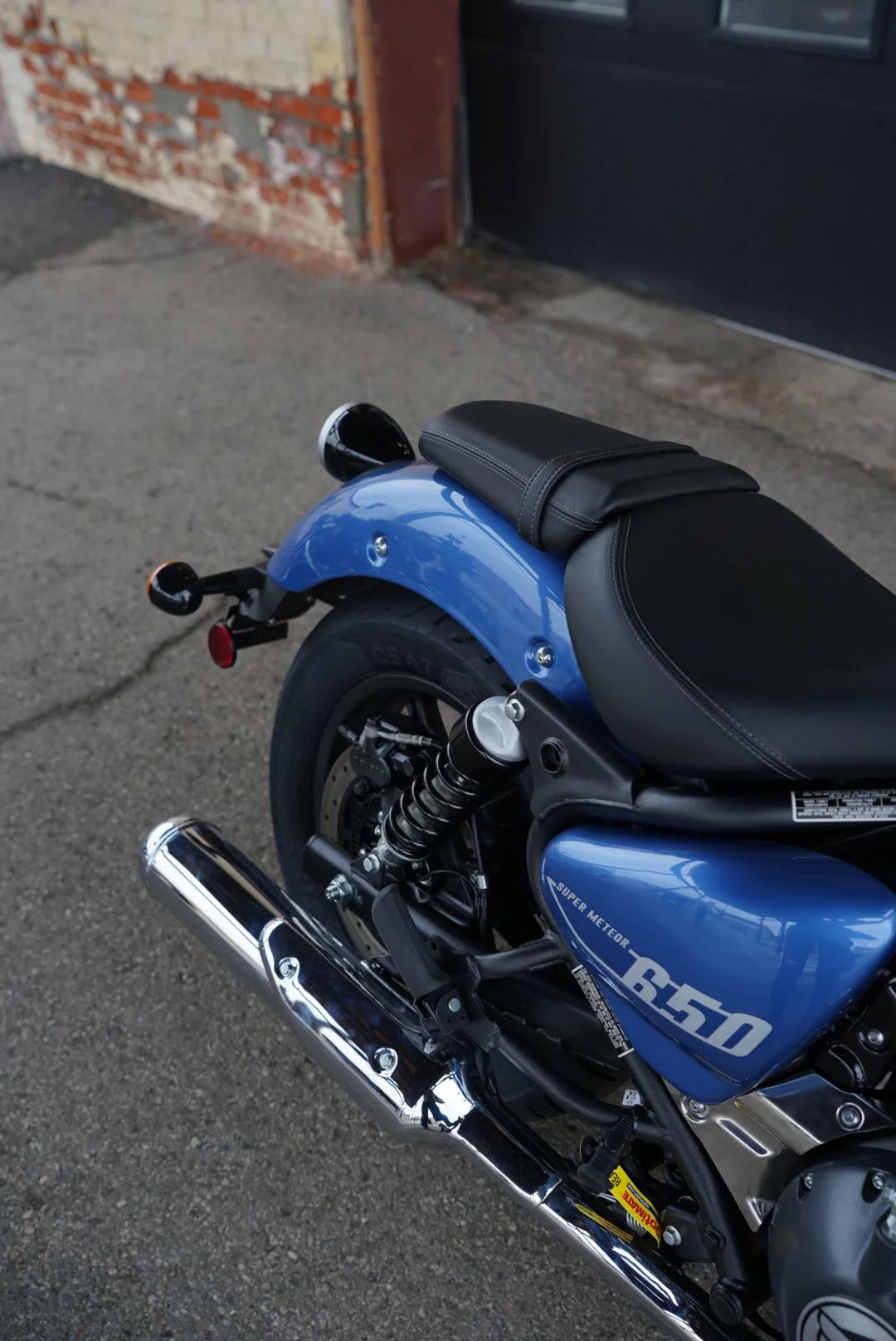 DSC05257 2024 Royal Enfield Super Meteor 650 - Astral Blue