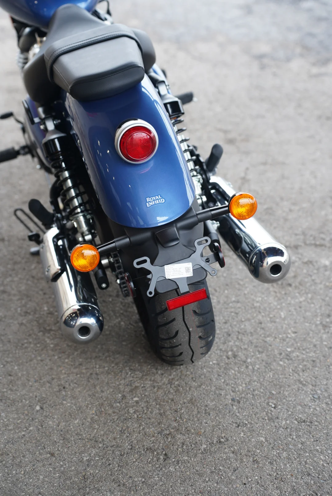 DSC05284 2024 Royal Enfield Super Meteor 650 - Astral Blue