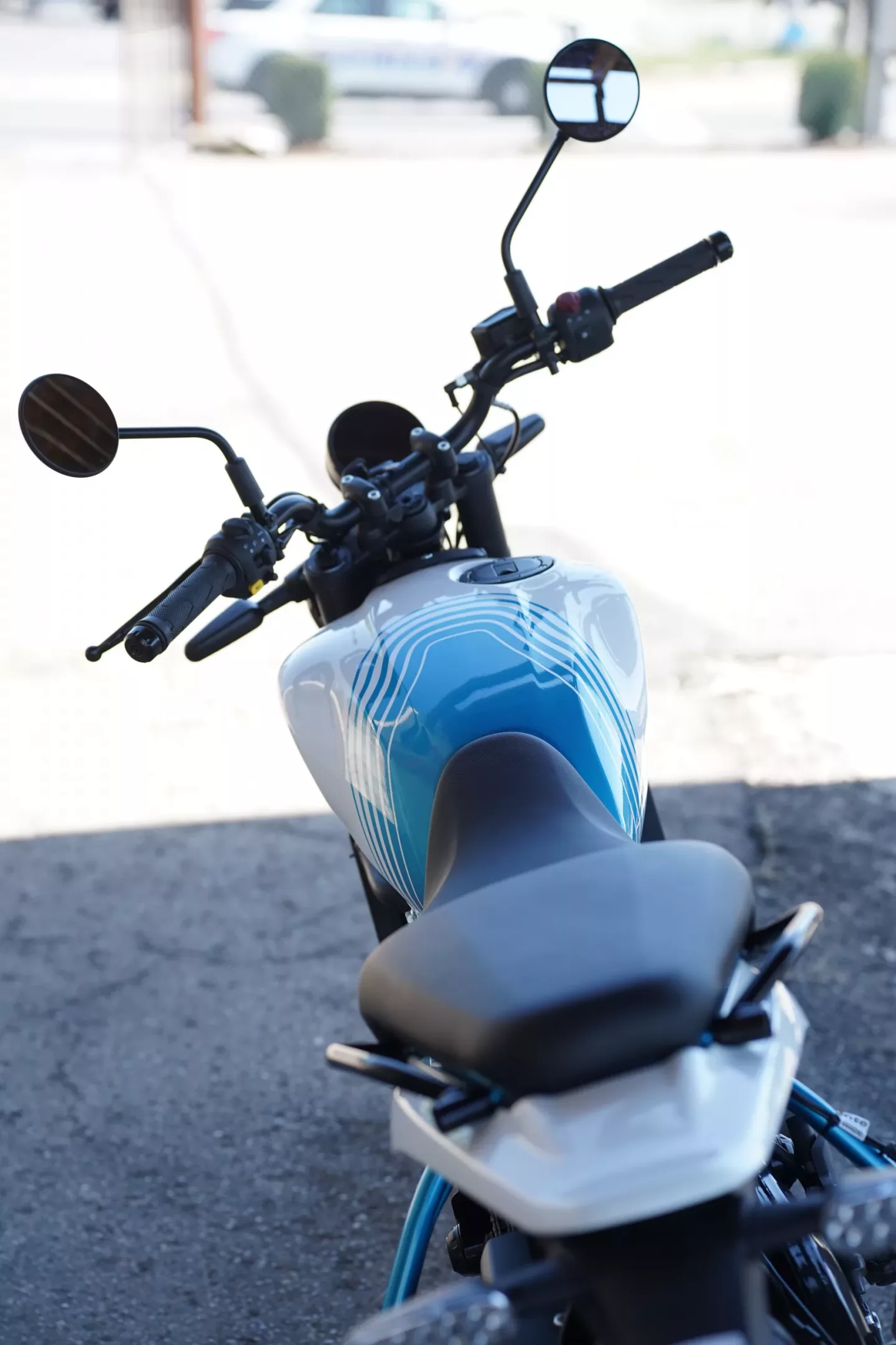 2026 Royal Enfield Guerrilla 450 - Brava Blue DEMO