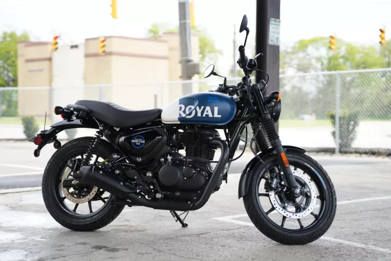 2024 Royal Enfield Hunter 350 - Rebel Blue