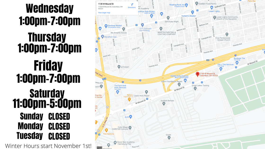 WINTER schedule horizontal